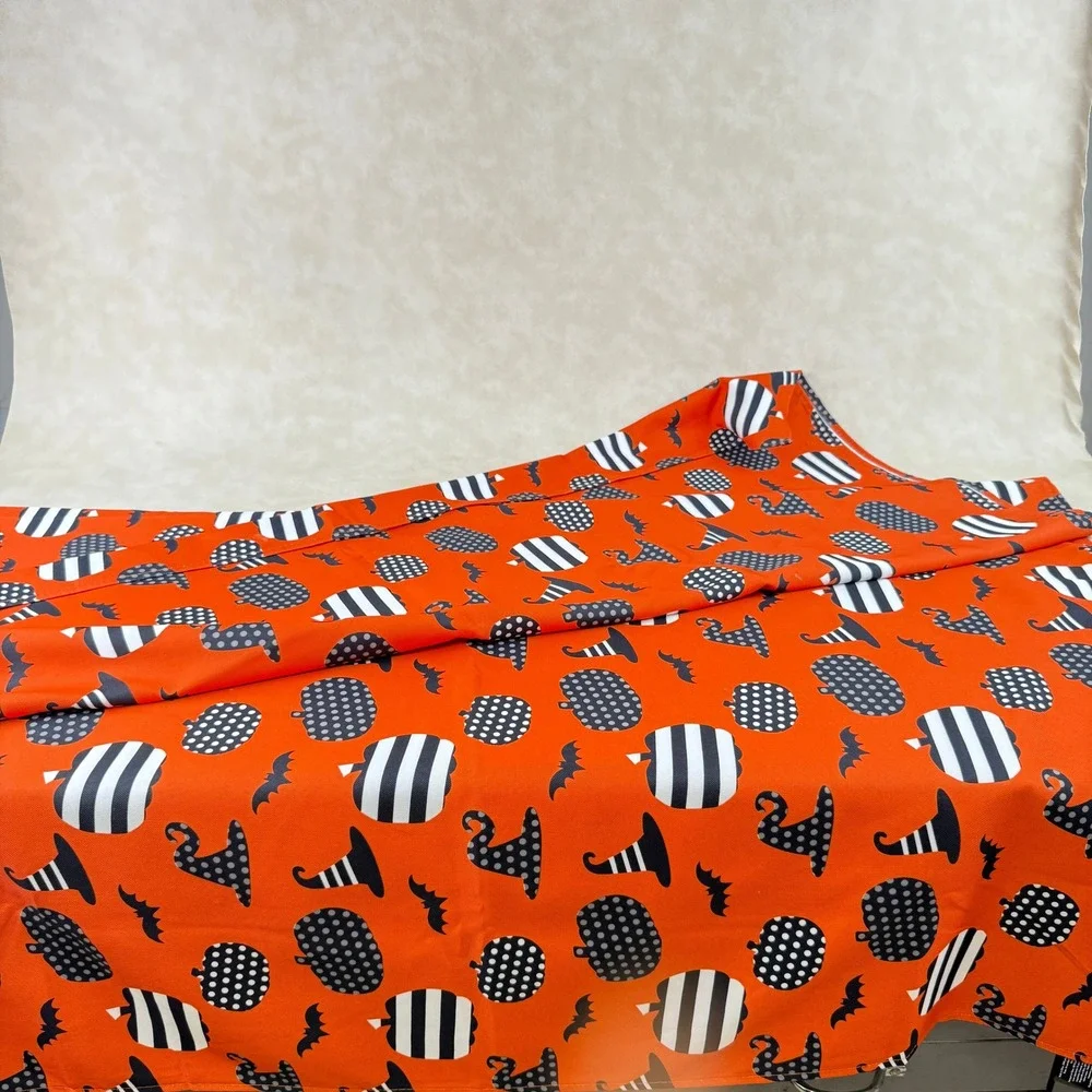 Cynthia Rowley Curious‎ Halloween rectangle Tablecloth Pumpkin Bat 116
